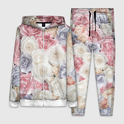 Женский 3D-костюм Букет из роз, цвет: 3D-белый