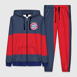 Женский 3D-костюм Bayern Munchen - Red-Blue FCB 2022 NEW, цвет: 3D-синий