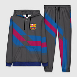 Женский 3D-костюм Barcelona FC: Dark style, цвет: 3D-синий