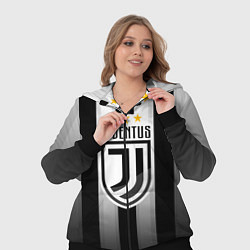Женский 3D-костюм Juventus FC: New logo, цвет: 3D-черный — фото 2