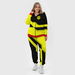 Женский 3D-костюм BVB FC: Yellow style, цвет: 3D-красный — фото 2