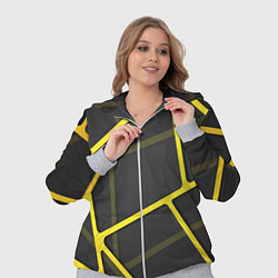 Женский 3D-костюм Желтая сетка, цвет: 3D-меланж — фото 2