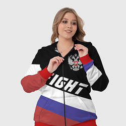 Женский 3D-костюм Fight Russia, цвет: 3D-красный — фото 2