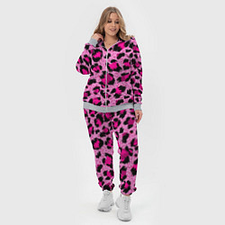 Женский 3D-костюм Розовый леопард, цвет: 3D-меланж — фото 2