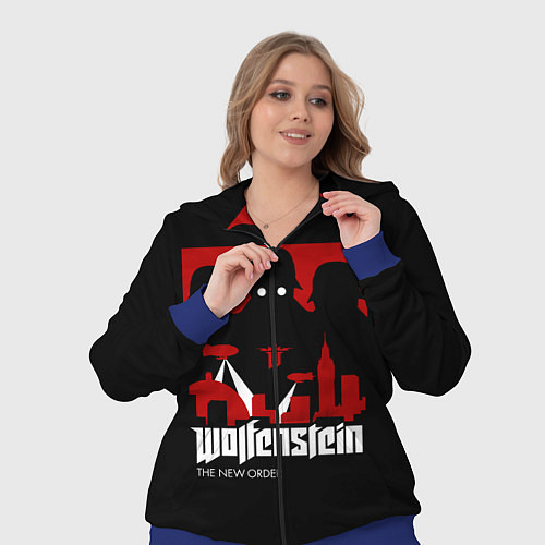 Женский костюм Wolfenstein: Nazi Soldiers / 3D-Синий – фото 3