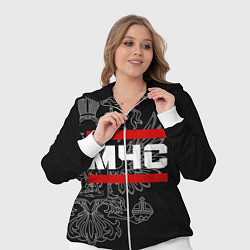 Женский 3D-костюм МЧС: герб РФ, цвет: 3D-белый — фото 2