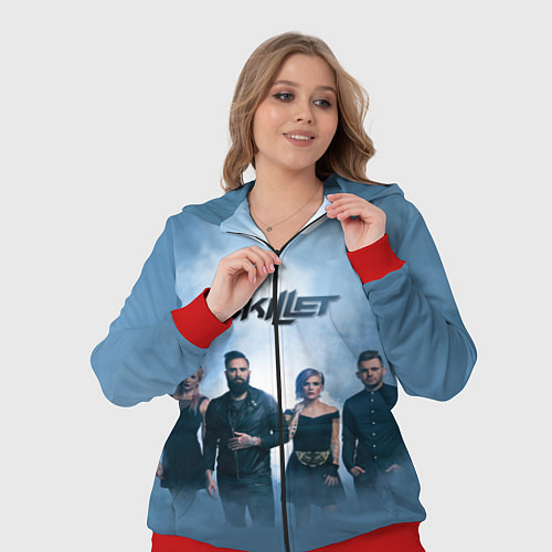 Женский костюм Skillet: Smoke / 3D-Красный – фото 3