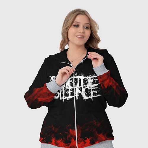 Женский костюм Suicide Silence: Red Flame / 3D-Меланж – фото 3