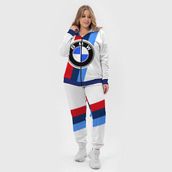 Женский 3D-костюм BMW M: White Sport, цвет: 3D-синий — фото 2