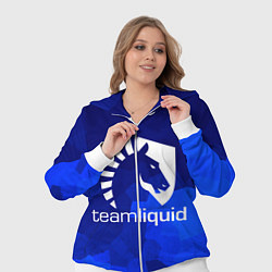 Женский 3D-костюм Team Liquid: Polygons, цвет: 3D-белый — фото 2
