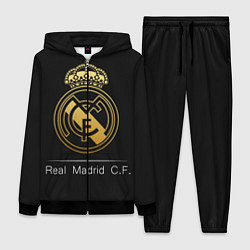 Женский 3D-костюм FC Real Madrid: Gold Edition, цвет: 3D-черный