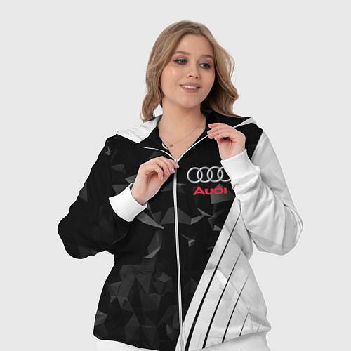 Женский костюм Audi: Black Poly / 3D-Белый – фото 3