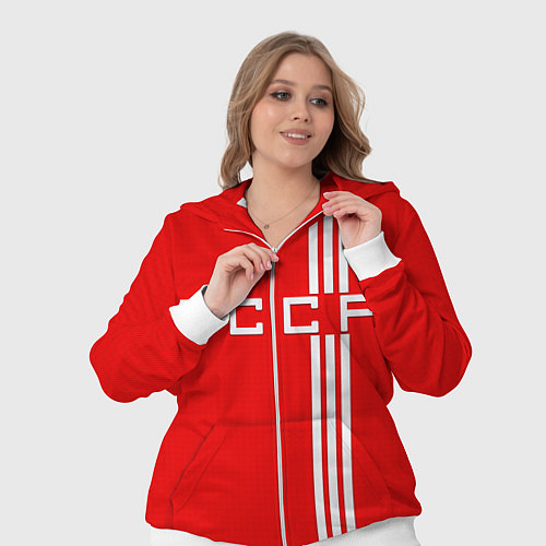 Женский костюм Cборная СССР / 3D-Белый – фото 3