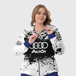 Женский 3D-костюм Audi: Black Spray, цвет: 3D-синий — фото 2