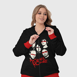 Женский 3D-костюм My Chemical Romance Boys, цвет: 3D-красный — фото 2