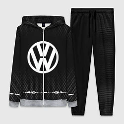 Женский 3D-костюм Volkswagen: Black Abstract, цвет: 3D-меланж