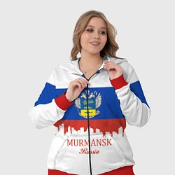 Женский 3D-костюм Murmansk: Russia, цвет: 3D-красный — фото 2