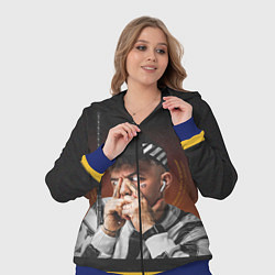 Женский 3D-костюм Allj: Off White, цвет: 3D-синий — фото 2