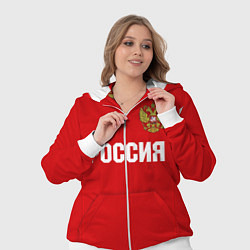 Женский 3D-костюм Сборная России, цвет: 3D-белый — фото 2
