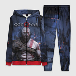 Женский 3D-костюм God of War: Kratos, цвет: 3D-красный