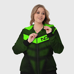 Женский 3D-костюм N7: Green Armor, цвет: 3D-черный — фото 2