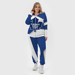 Женский 3D-костюм Toronto Maple Leafs, цвет: 3D-белый — фото 2