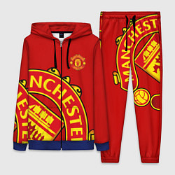 Женский 3D-костюм FC Man United: Red Exclusive, цвет: 3D-синий