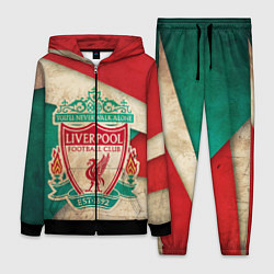 Женский 3D-костюм FC Liverpool: Old Style, цвет: 3D-черный
