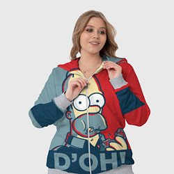 Женский 3D-костюм Homer Simpson DOH!, цвет: 3D-меланж — фото 2