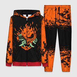 Женский 3D-костюм Cyberpunk 2077: SAMURAI, цвет: 3D-красный