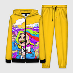 Женский 3D-костюм 69 Rainbow, цвет: 3D-черный