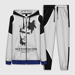 Женский 3D-костюм XXXTentacion RIP, цвет: 3D-синий