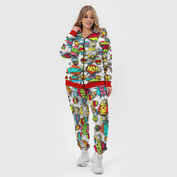 Женский 3D-костюм Pop art Fashion, цвет: 3D-красный — фото 2
