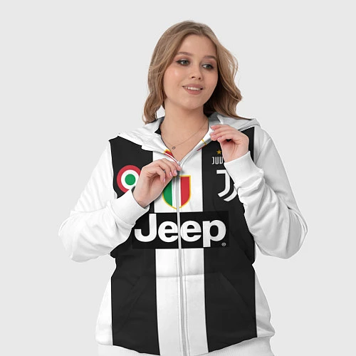 Женский костюм FC Juventus 18-19 / 3D-Белый – фото 3