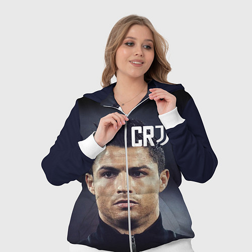 Женский костюм RONALDO CR7 / 3D-Белый – фото 3