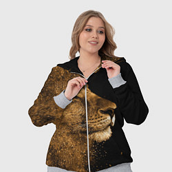 Женский 3D-костюм Песчаный лев, цвет: 3D-меланж — фото 2