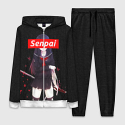 Женский 3D-костюм Senpai Assassin, цвет: 3D-белый
