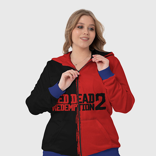 Женский костюм RDD 2: Black & Red / 3D-Синий – фото 3