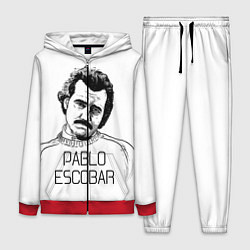 Женский 3D-костюм Pablo Escobar, цвет: 3D-красный