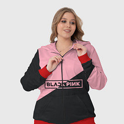 Женский 3D-костюм Black Pink, цвет: 3D-красный — фото 2