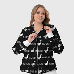 Женский 3D-костюм GUSSI: Black Pattern, цвет: 3D-белый — фото 2