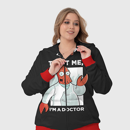 Женский костюм Zoidberg: Trust Me / 3D-Красный – фото 3