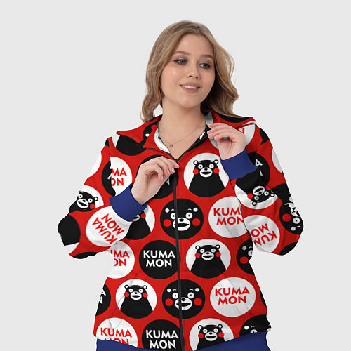 Женский костюм Kumamon Pattern / 3D-Синий – фото 3