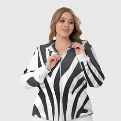 Женский 3D-костюм Африканская зебра, цвет: 3D-белый — фото 2
