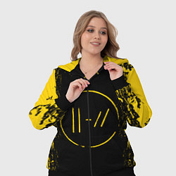 Женский 3D-костюм 21 Pilots: Yellow & Black, цвет: 3D-черный — фото 2