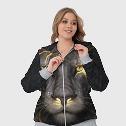 Женский 3D-костюм Лев с молнией, цвет: 3D-меланж — фото 2