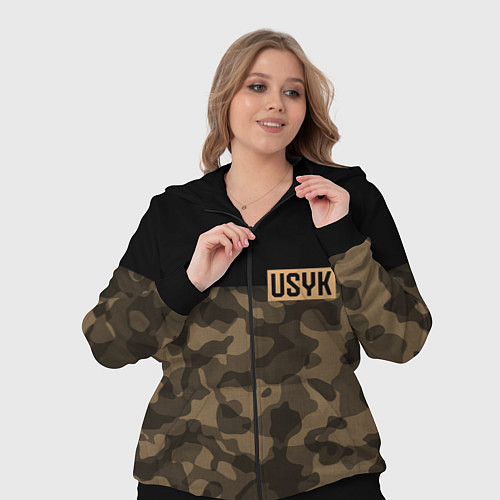 Женский костюм USYK Camo / 3D-Черный – фото 3