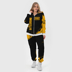 Женский 3D-костюм PUBG: Black Fashion, цвет: 3D-белый — фото 2