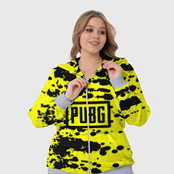 Женский 3D-костюм PUBG: Yellow Stained, цвет: 3D-меланж — фото 2