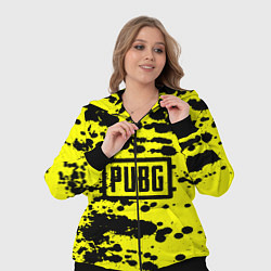 Женский 3D-костюм PUBG: Yellow Stained, цвет: 3D-черный — фото 2